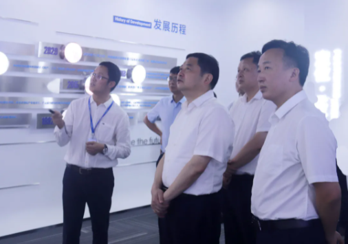 長沙市委常委、常務(wù)副市長夏建平一行赴中部產(chǎn)業(yè)基地調(diào)研